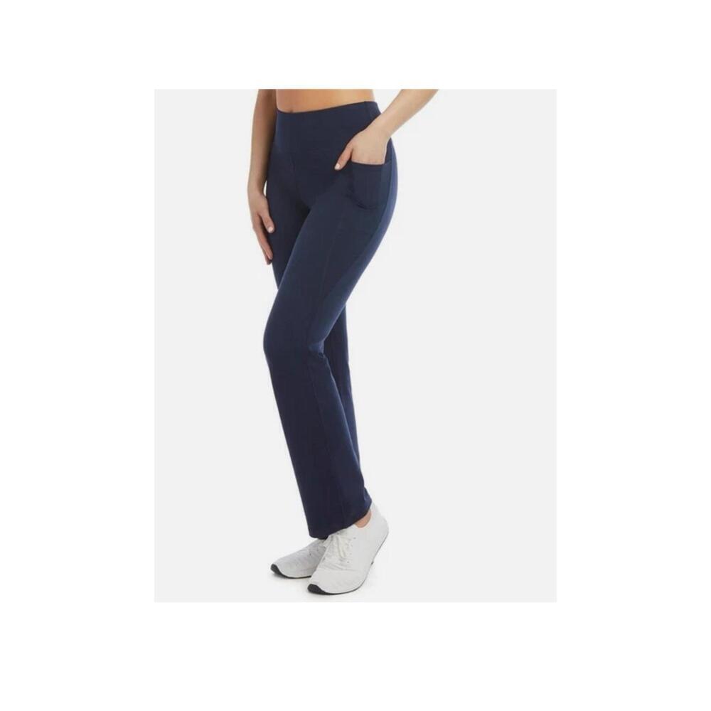 Jockey Women's Studio Flare Pant, Neo Navy, Size XL. BL